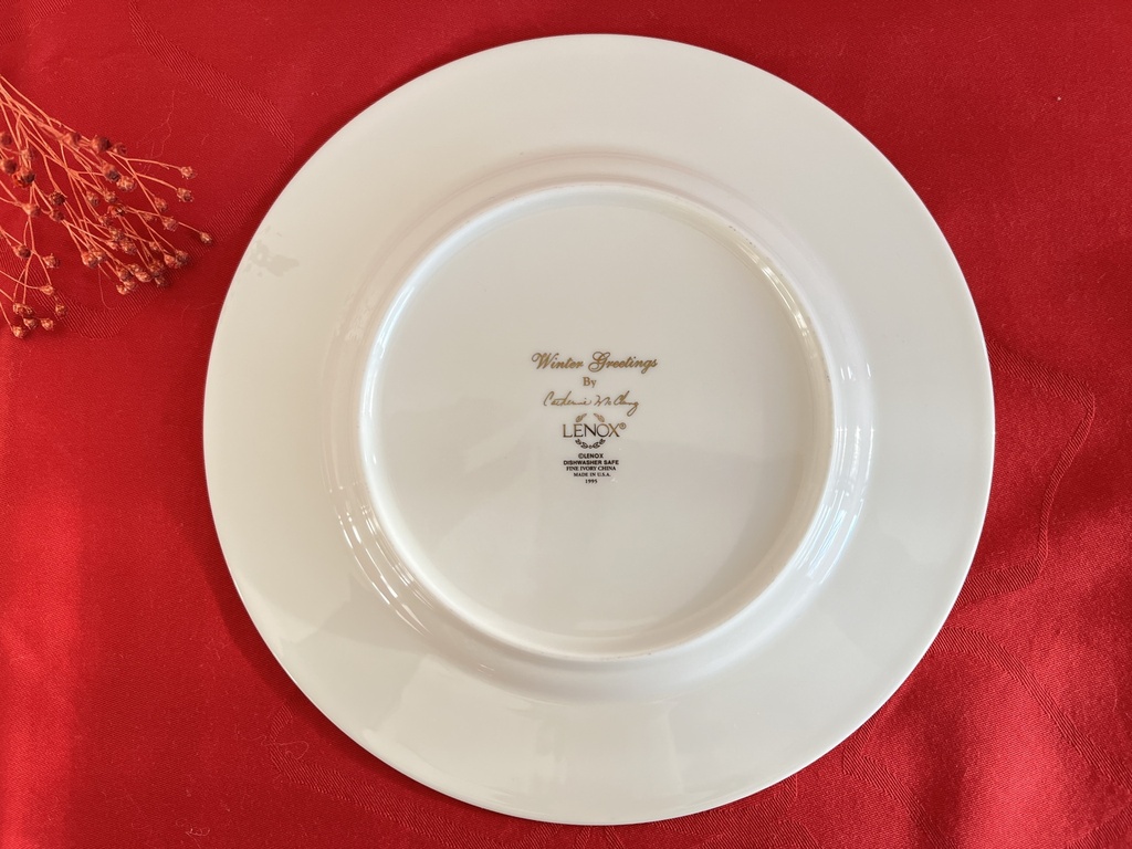 Assiette à dessert Winter Greetings Lenox