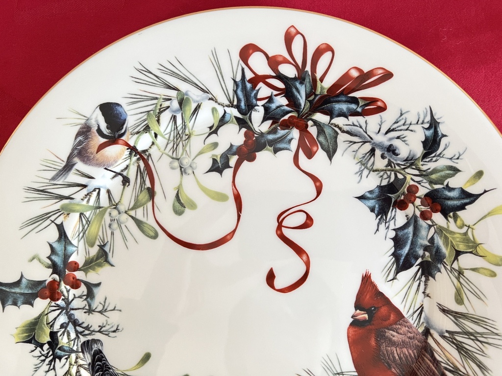 Assiette plate Winter Greetings Lenox