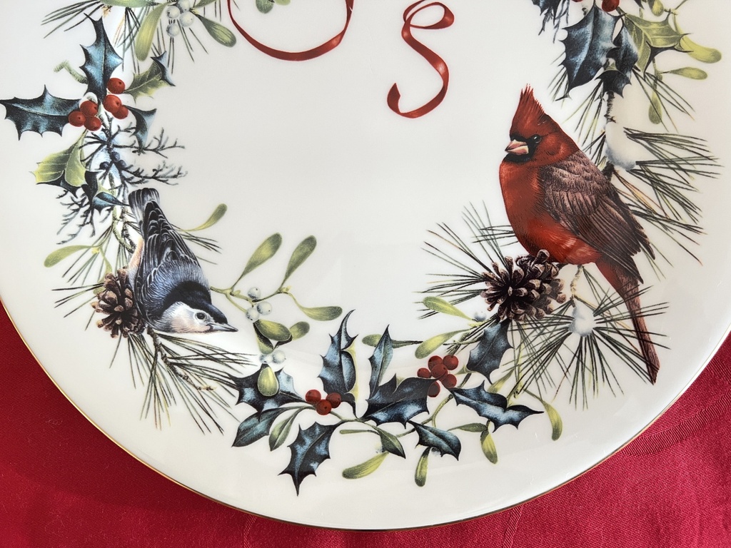 Assiette plate Winter Greetings Lenox