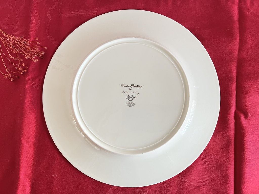 Assiette plate Winter Greetings Lenox