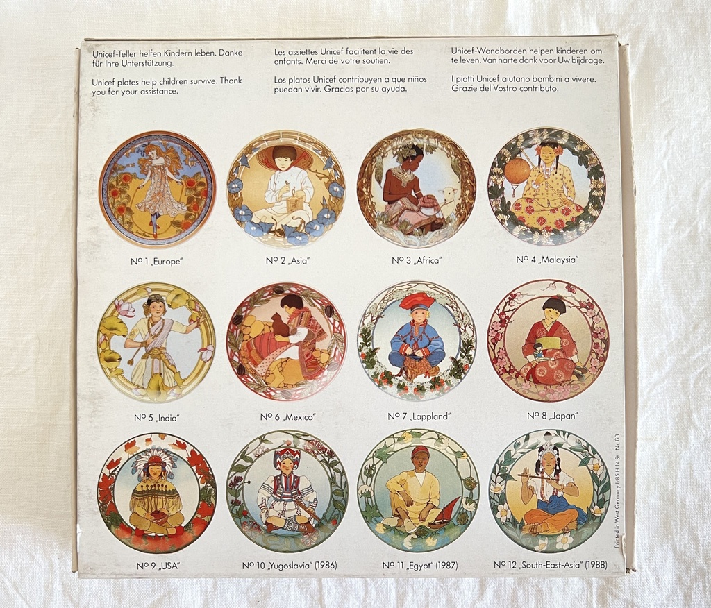 Assiette Heinrich Villeroy & Boch Unicef