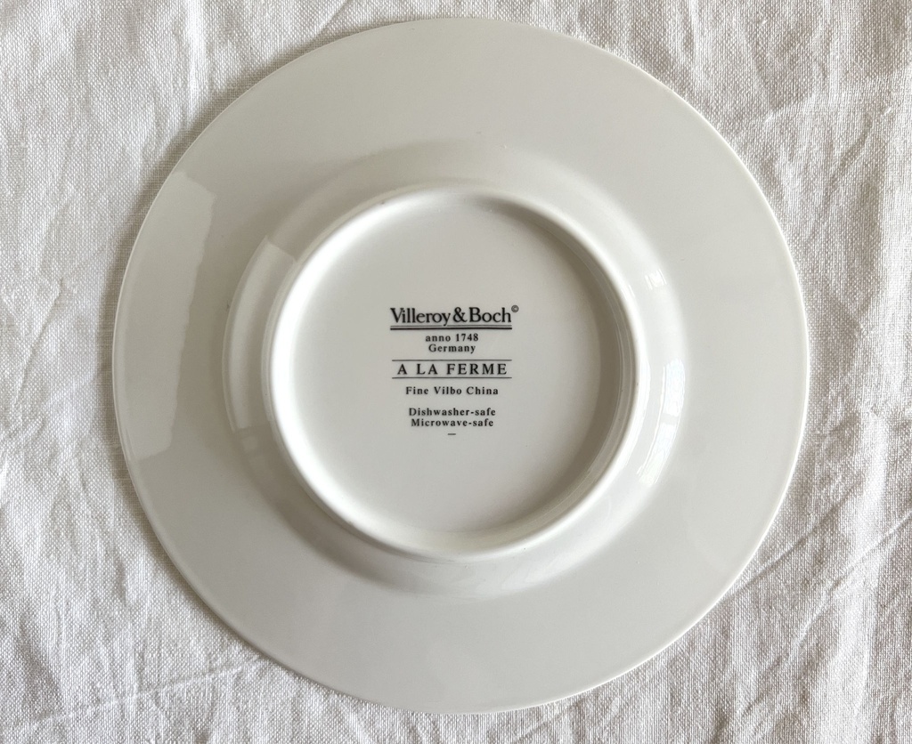 Lot de 2 assiettes à pain Villeroy & Boch À la ferme