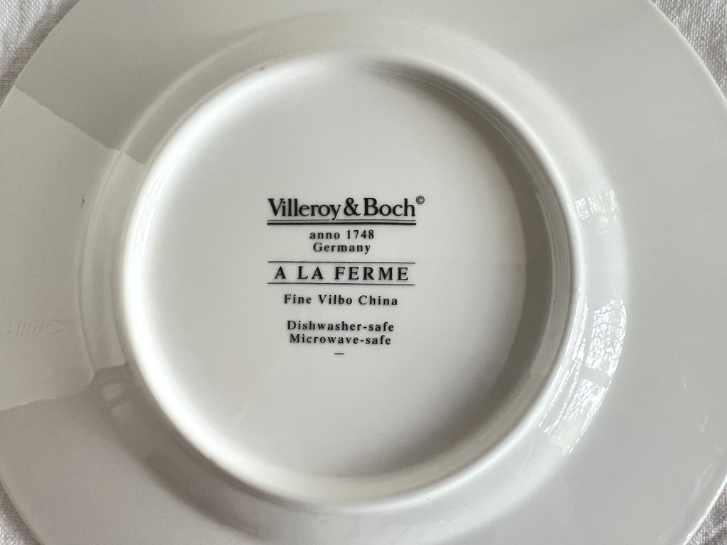 Lot de 2 assiettes à pain Villeroy & Boch À la ferme