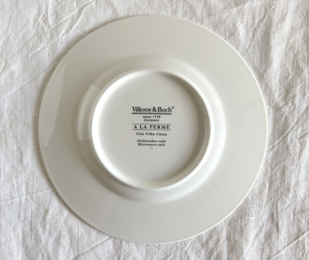 Lot de 2 assiettes à pain Villeroy & Boch À la ferme