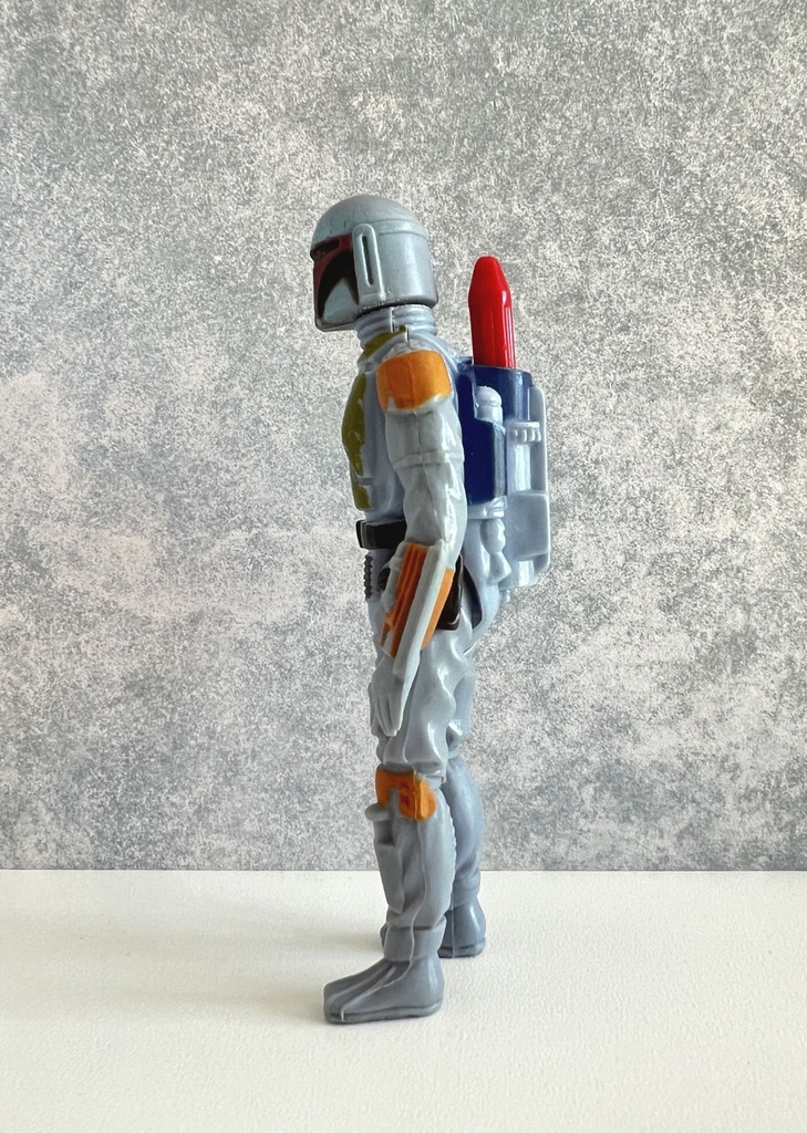 Figurine Boba Fett casque bleu / blue painted helmet Star Wars - Kenner 1979