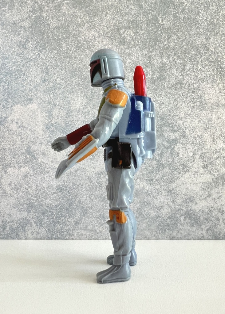 Figurine Boba Fett casque bleu / blue painted helmet Star Wars - Kenner 1979