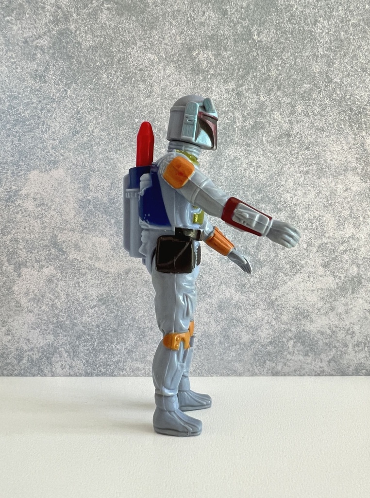Figurine Boba Fett casque bleu / blue painted helmet Star Wars - Kenner 1979