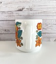 Tasse fleurie dans les tons orange Bavaria