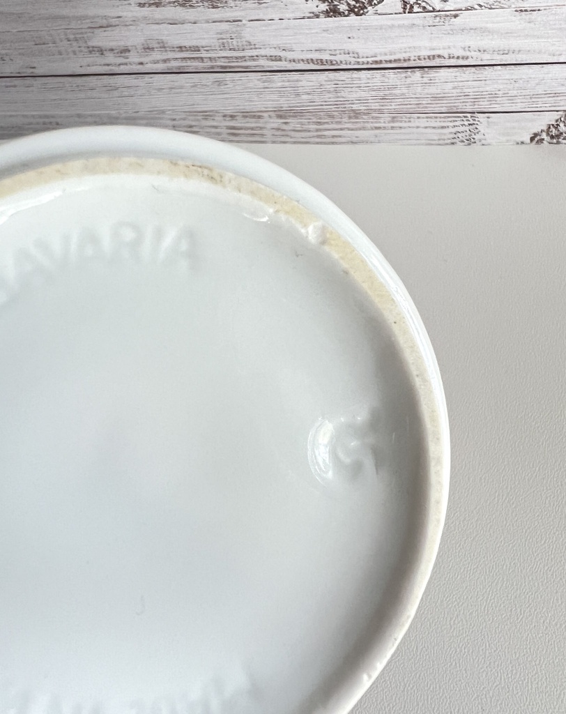 Tasse fleurie dans les tons orange Bavaria