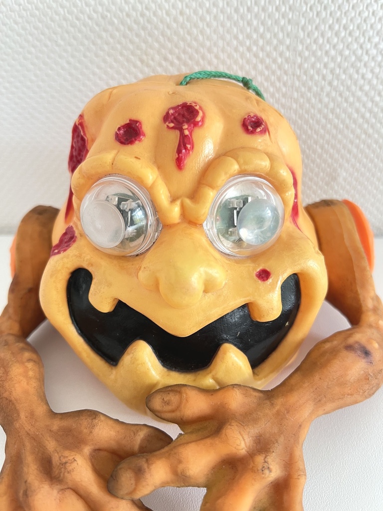 Tête de citrouille animée Shaking Creepy Pumpkin