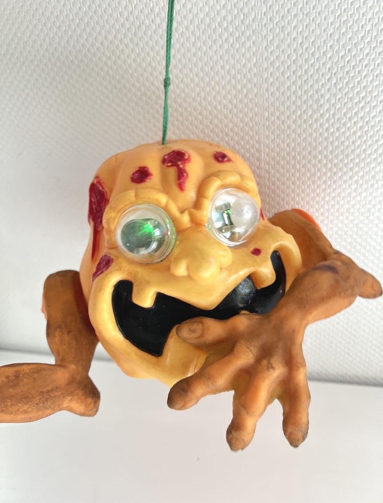 Tête de citrouille animée Shaking Creepy Pumpkin