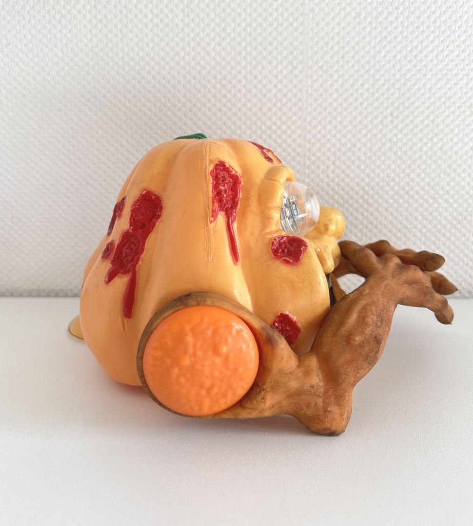Tête de citrouille animée Shaking Creepy Pumpkin