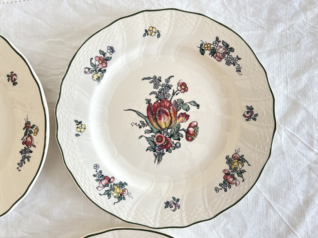 Lot de 6 assiettes à dessert Villeroy & Boch Alt Strasbourg