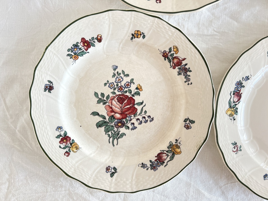 Lot de 6 assiettes à dessert Villeroy & Boch Alt Strasbourg