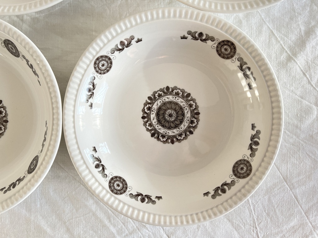 Lot de 6 assiettes creuses Boch Delta Murielle