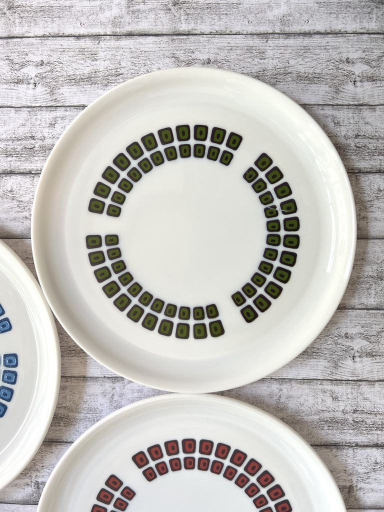 Lot de 4 assiettes à dessert Arcopal Square