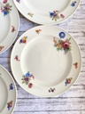 Lot de 4 assiettes à dessert / petit-déjeuner Petrus Regout Boudewijn
