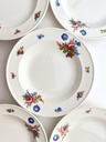 Lot de 5 assiettes creuses Petrus Regout Boudewijn