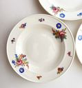 Lot de 5 assiettes creuses Petrus Regout Boudewijn