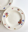 Lot de 5 assiettes creuses Petrus Regout Boudewijn
