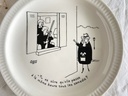 Assiette humoristique Saint-Amand Jacques Faizant