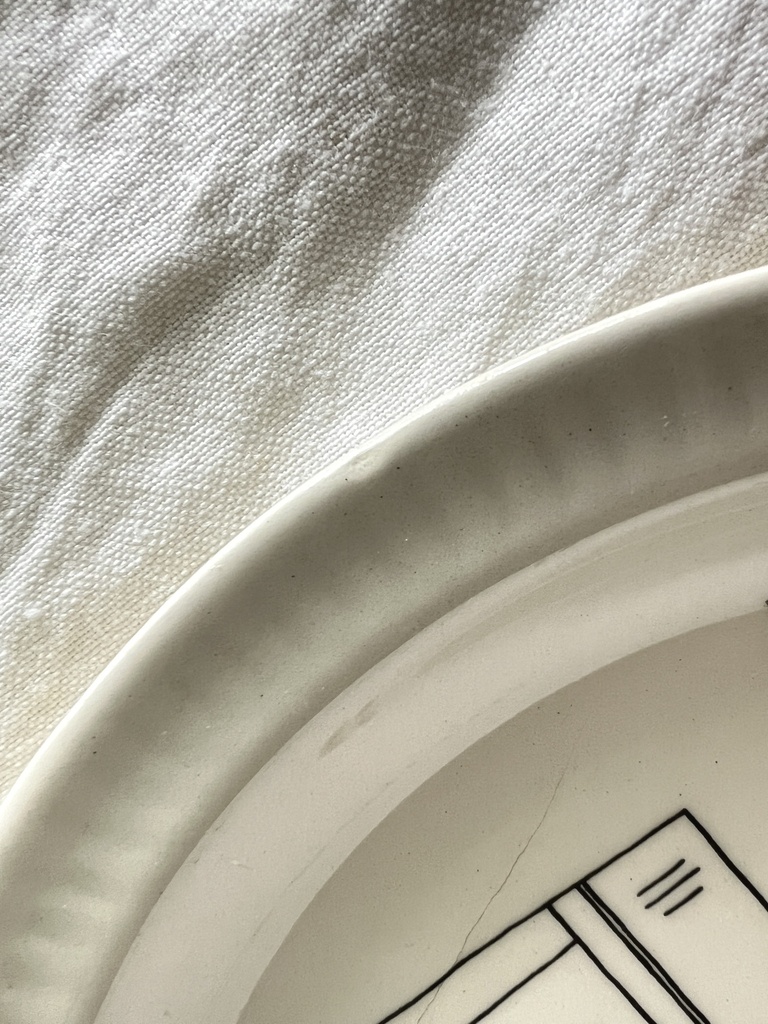 Assiette humoristique Saint-Amand Jacques Faizant