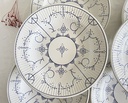 Lot de 6 assiettes creuses Boch Copenhague