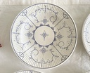 Lot de 6 assiettes creuses Boch Copenhague