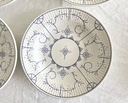 Lot de 6 assiettes creuses Boch Copenhague