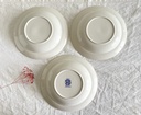 Lot de 6 assiettes creuses Boch Copenhague