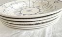 Lot de 6 assiettes creuses Boch Copenhague