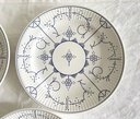 Lot de 4 assiettes plates Boch Copenhague