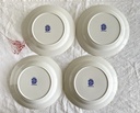 Lot de 4 assiettes plates Boch Copenhague