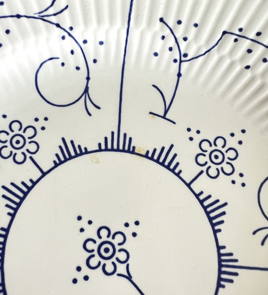Lot de 4 assiettes plates Boch Copenhague