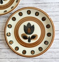 Lot de 4 assiettes creuses Boch Kimono