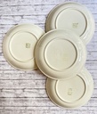 Lot de 4 assiettes creuses Boch Kimono