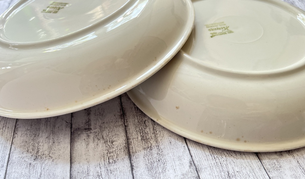 Lot de 4 assiettes creuses Boch Kimono
