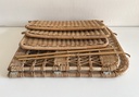 Étagère en rotin pliable