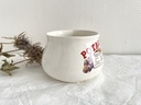 Bol à soupe avec liste d'ingrédients