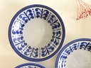 Lot de 6 assiettes creuses Boch Nevada