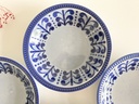Lot de 6 assiettes creuses Boch Nevada