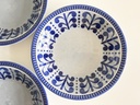 Lot de 6 assiettes creuses Boch Nevada
