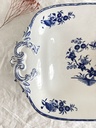 Plat ovale à anses Boch Grand Bouquet