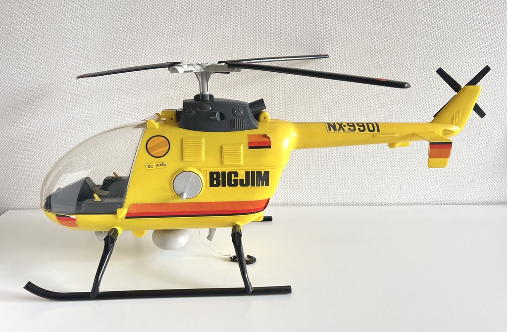 Hélicoptère de sauvetage Big Jim - Mattel 1976
