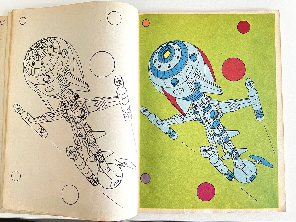 Livre à colorier Capitaine Flam