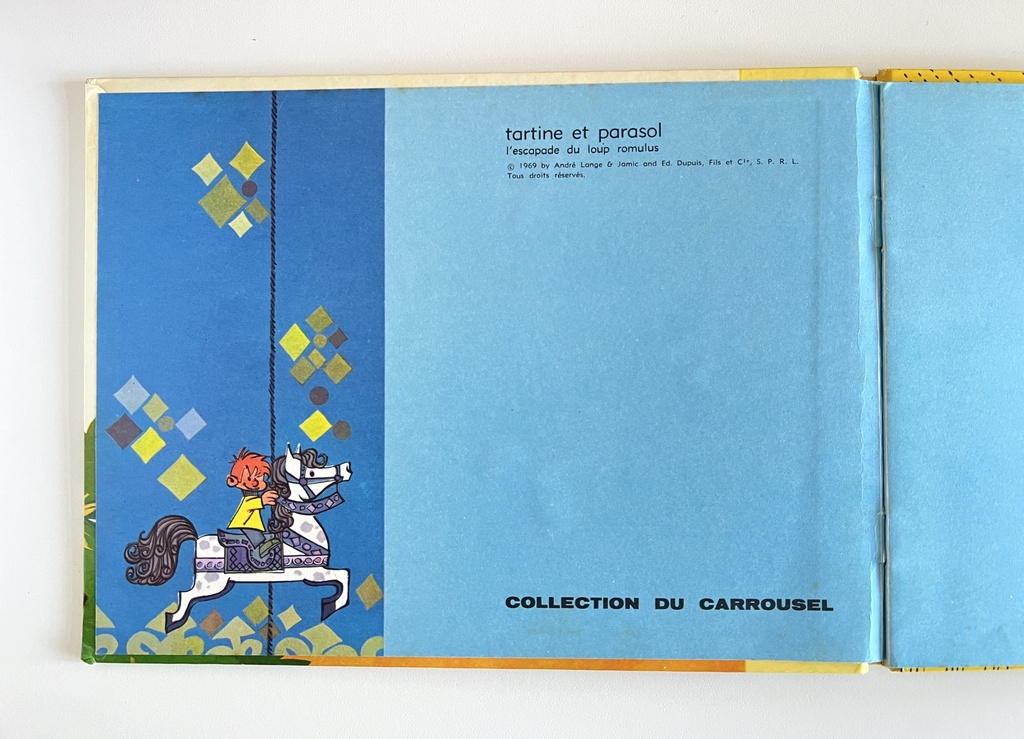 Livre Tartine et Parasol L'escapade du loup Romulus !
