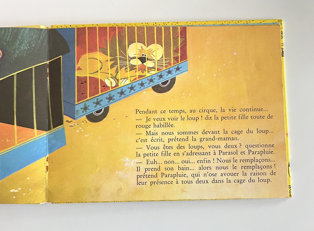 Livre Tartine et Parasol L'escapade du loup Romulus !