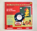 Livre disque 45 tours Le petit chaperon rouge de Walt Disney