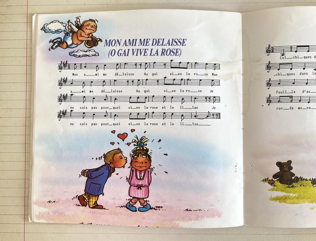 Livre disque 45 tours Dorothée Le jardin des chansons volume 2