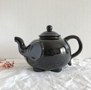 Théière éléphant noire